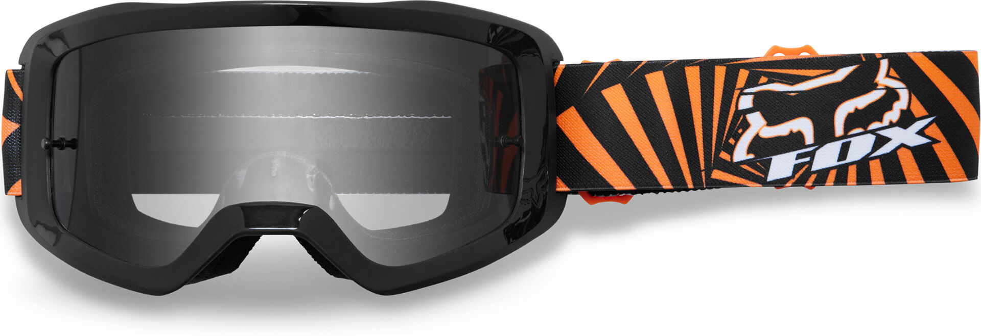 Fox Main Goat Spark Gafas de motocross - Negro Naranja (un tamaño)