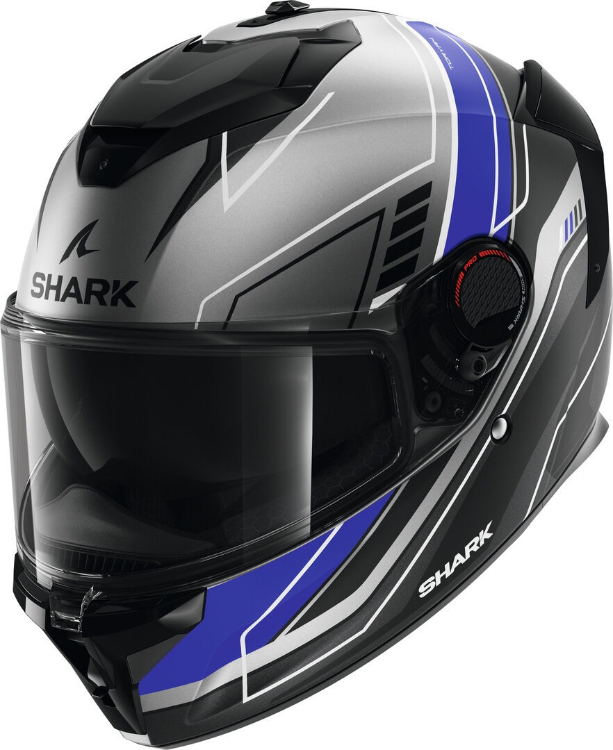 Shark Spartan GT Pro Toryan Casco - Negro Gris Azul (L)