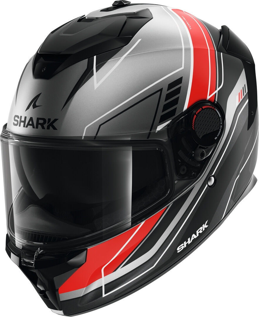 Shark Spartan GT Pro Toryan Casco - Negro Gris Rojo (2XL)