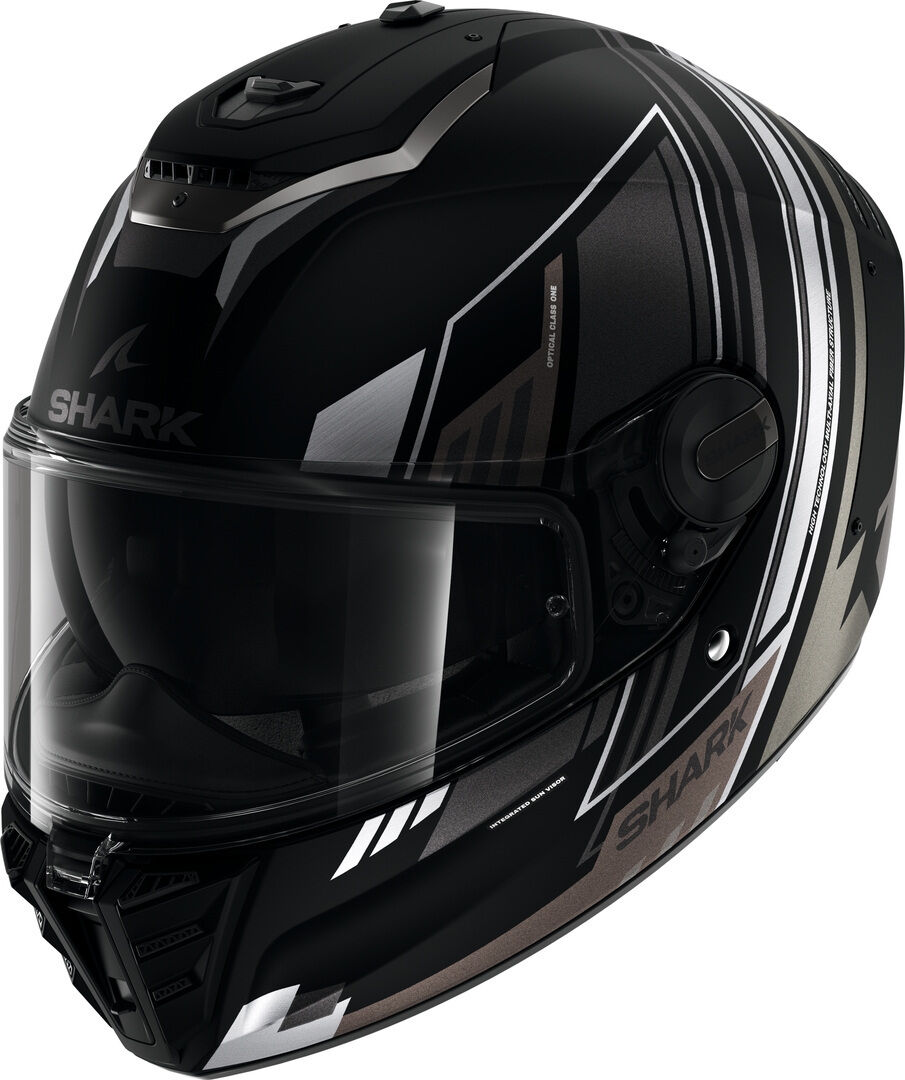 Shark Spartan RS Byrhon Casco - Negro Gris