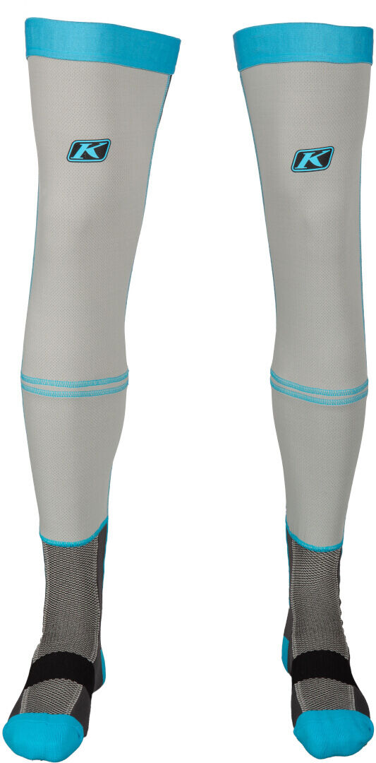 Klim Aggressor -1.0 Knee Brace Calcetines - Gris Azul (L)