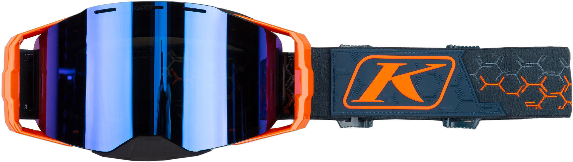 Klim Edge 2023 Gafas de motocross - Azul Naranja (un tamaño)