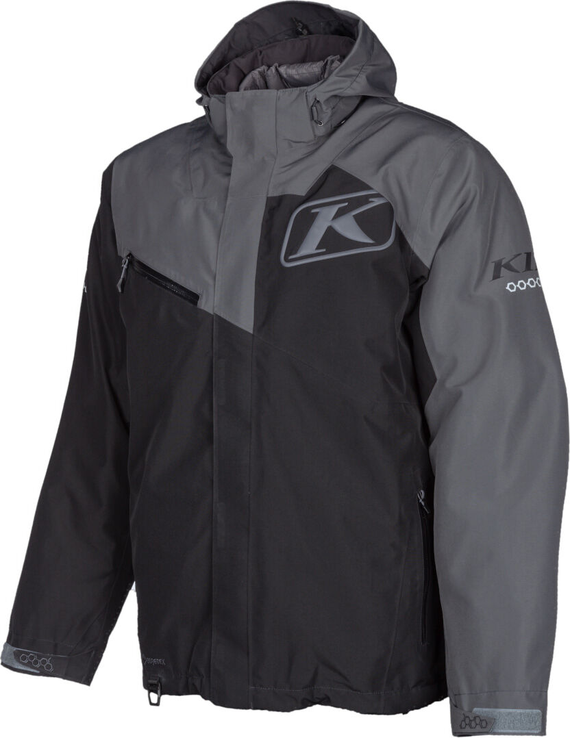 Klim Kompound Chaqueta para moto de nieve - Negro Gris (L)