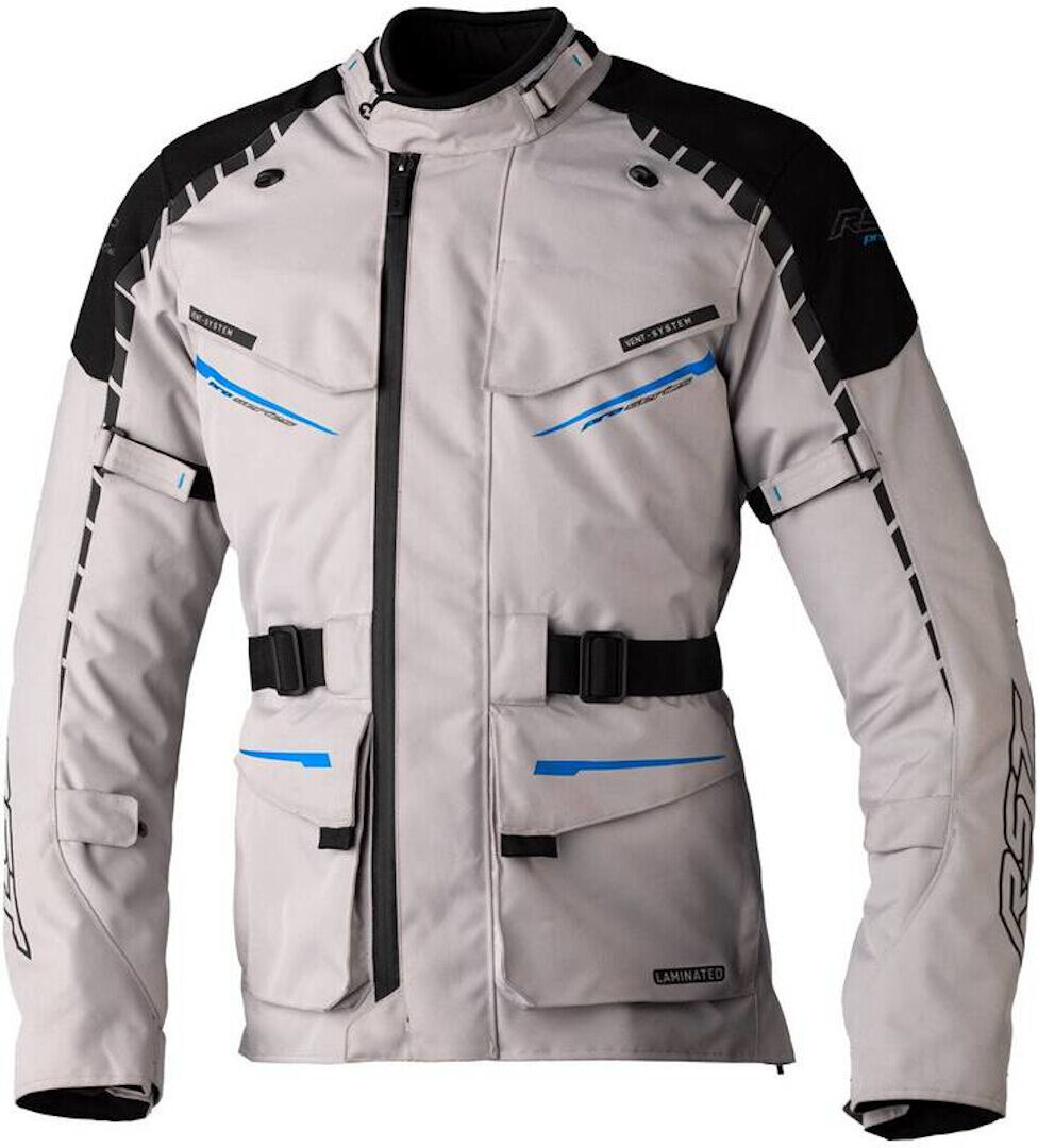 RST Pro Series Commander Chaqueta textil de motocicleta - Gris Azul (M)