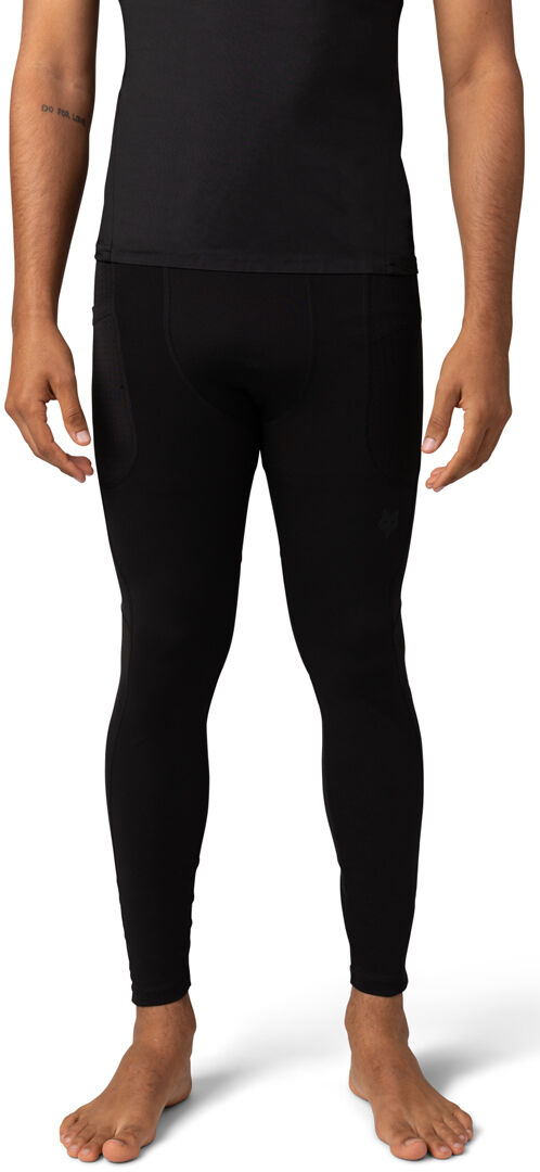 Fox Tecbase Compression Pantalones funcionales - Negro (XL)
