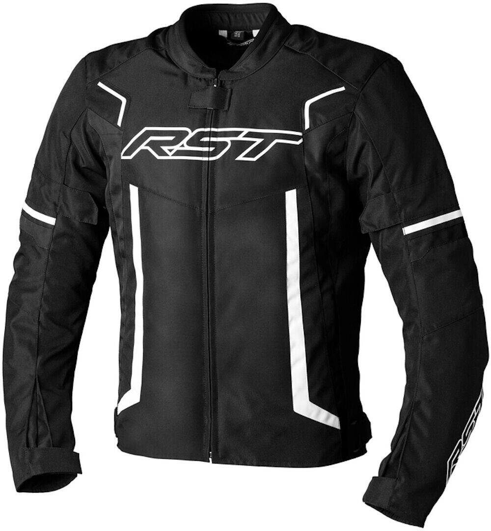 RST Pilot Evo Chaqueta textil de motocicleta - Negro Blanco (XL)