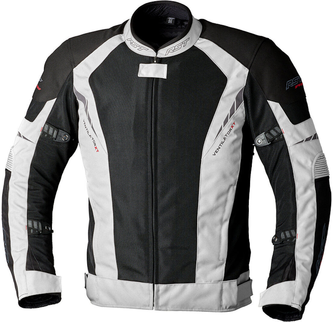 RST Ventilator XT Chaqueta textil de motocicleta - Negro Gris (L)