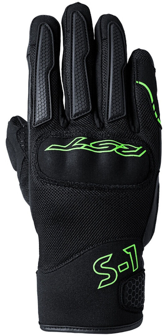 RST S1 Mesh Guantes de motocicleta - Negro Verde