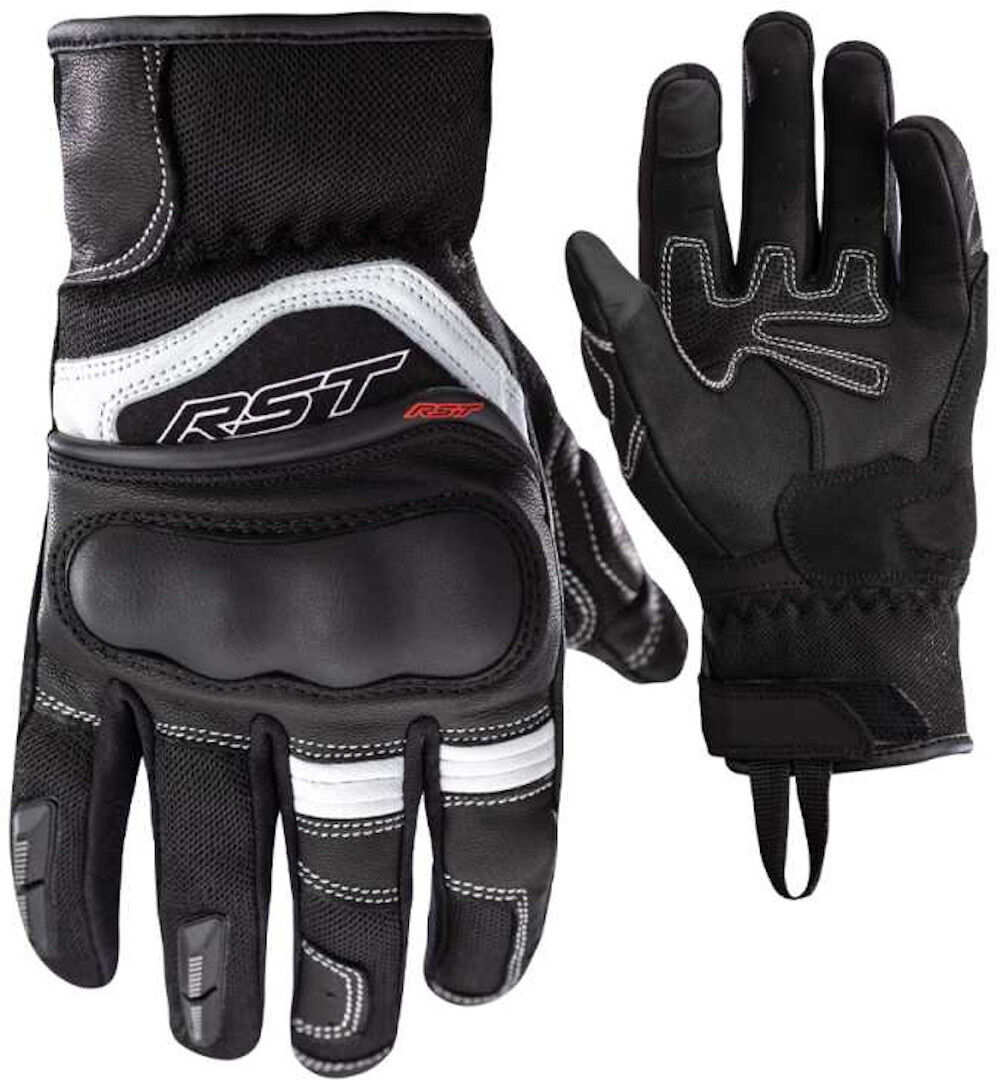 RST Urban Air 3 Mesh Guantes de moto para damas - Negro Blanco