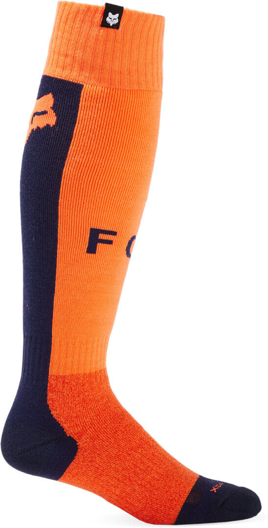 Fox 360 Core Calcetines de motocross - Negro Naranja (M)