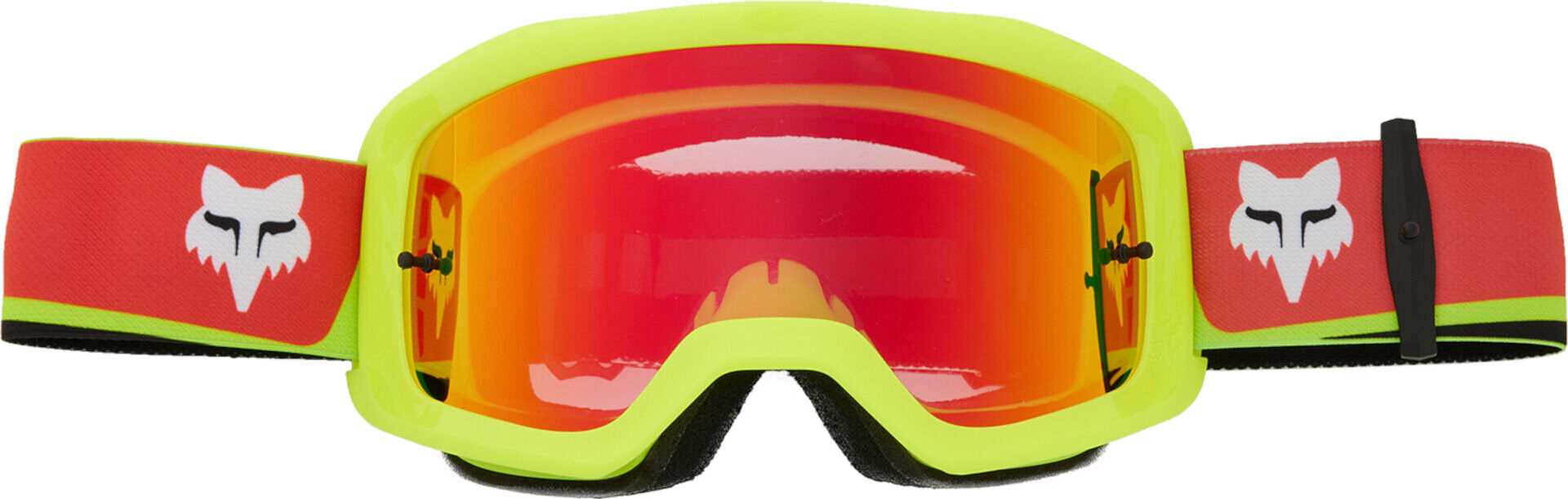 Fox Main Ballast Spark Gafas de motocross - Rojo Amarillo (un tamaño)