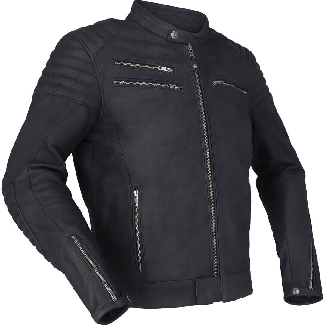 Richa Charleston Chaqueta de cuero para moto - Negro (62)