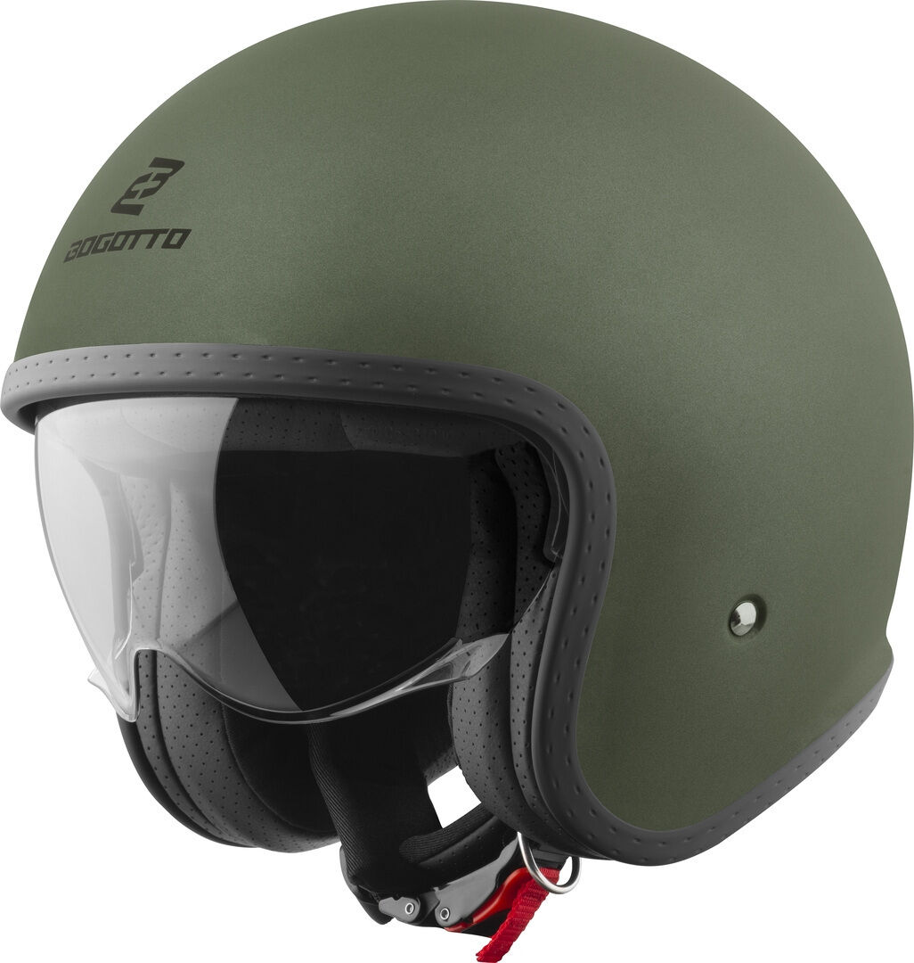 Bogotto H589 Solid Casco Jet - Verde (XL)