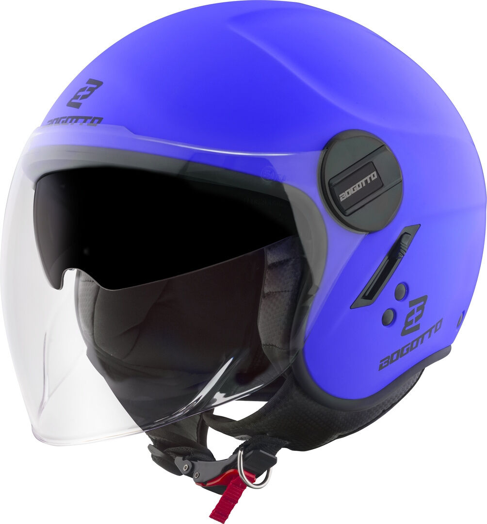 Bogotto H595-1 SPN Casco Jet - Azul (2XL)