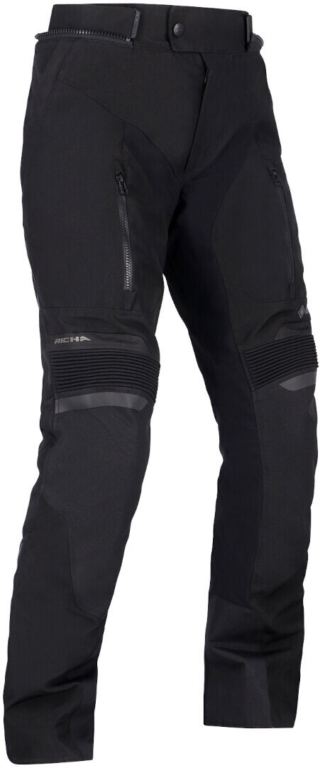 Richa Cyclone 2 Gore-Tex Pantalones textiles impermeables para mujer de motocicleta - Negro (M)