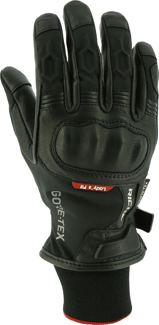 Richa Ghent Gore-Tex Guantes de moto impermeables para mujer - Negro (2XL)