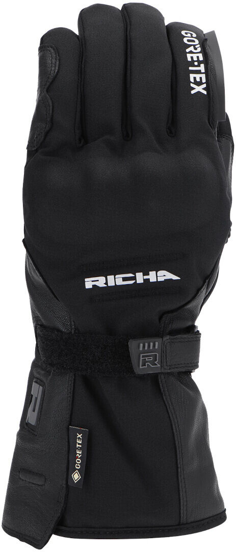 Richa Ice Polar Gore-Tex Guantes de moto impermeables - Negro (S)