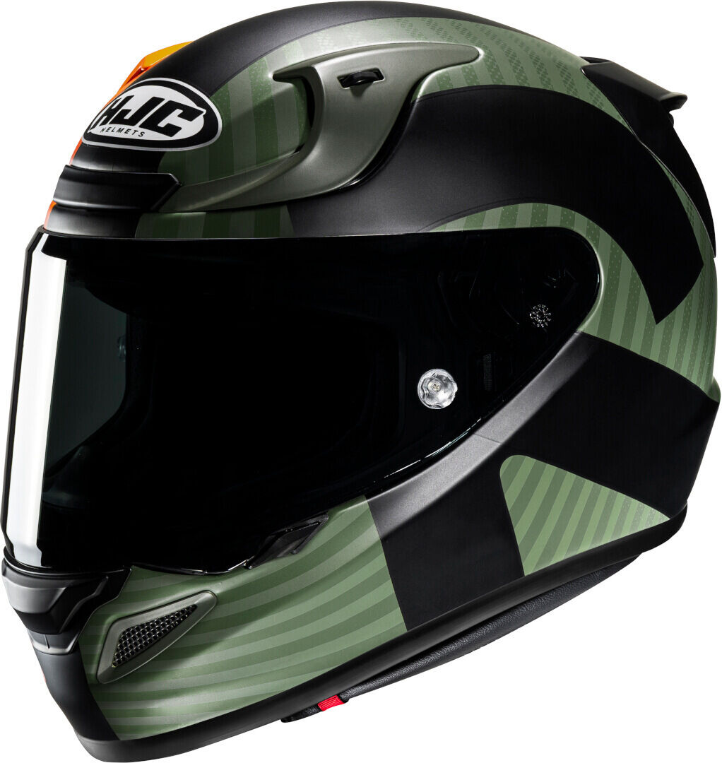 HJC RPHA 12 Ottin Casco - Negro Verde Naranja (2XL)