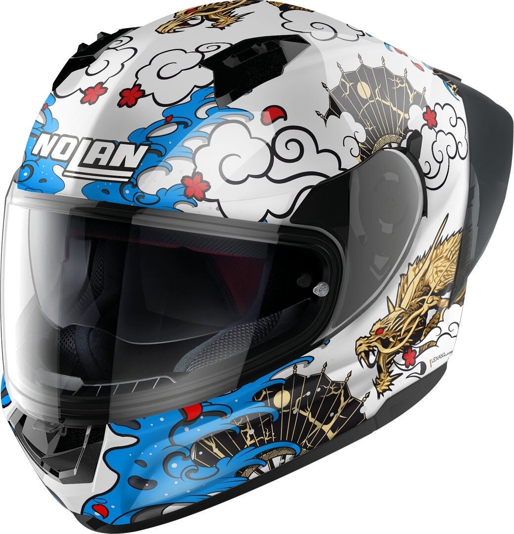 Nolan N60-6 Sport Wyvern Casco - Blanco Oro (L)