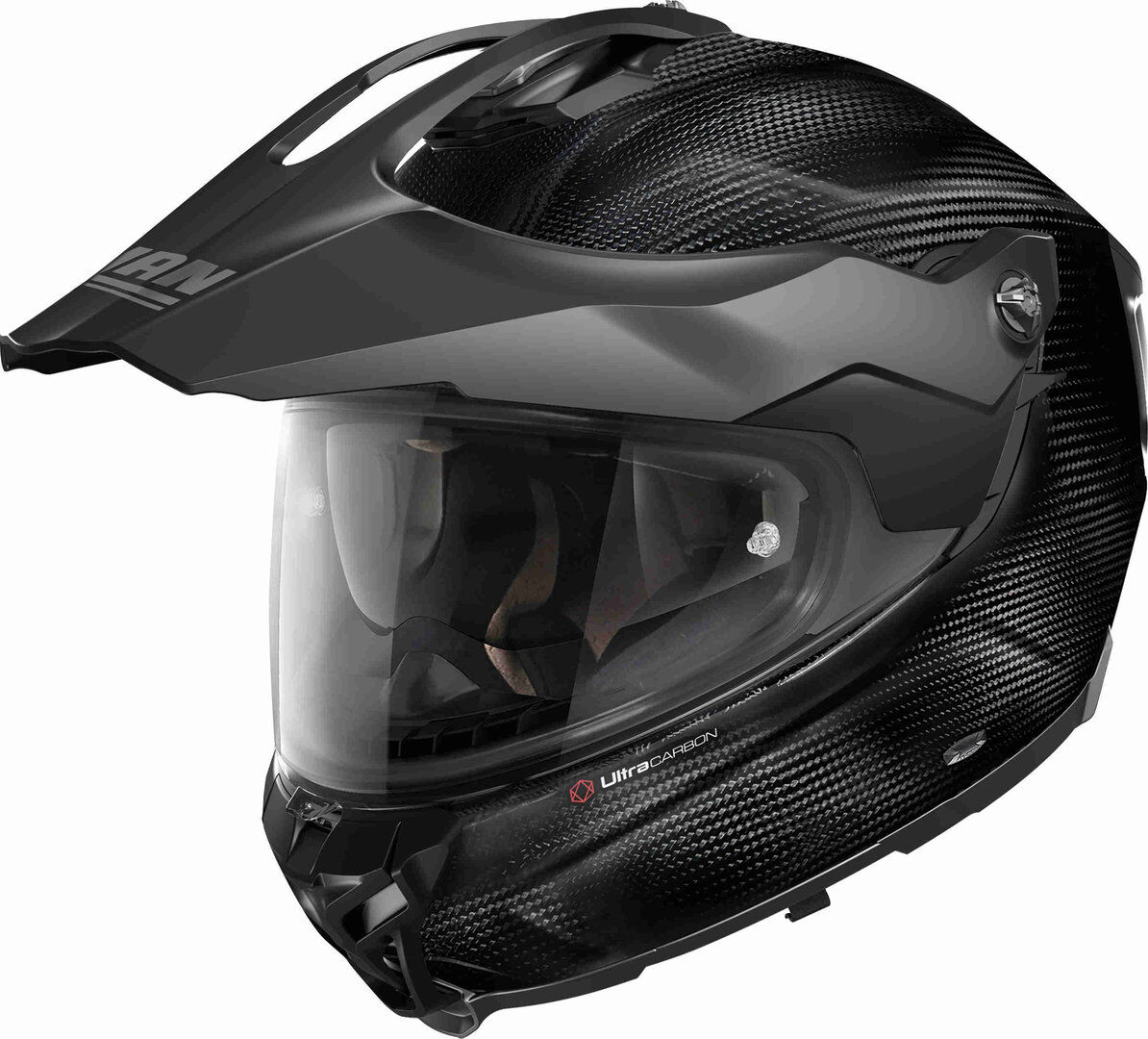 Nolan X-552 Ultra Carbon Puro N-Com Casco - Carbono (XL)