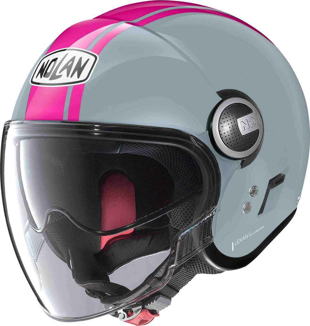 Nolan N21 Visor 06 Dolce Vita Casco Jet - Gris Rosa (M)