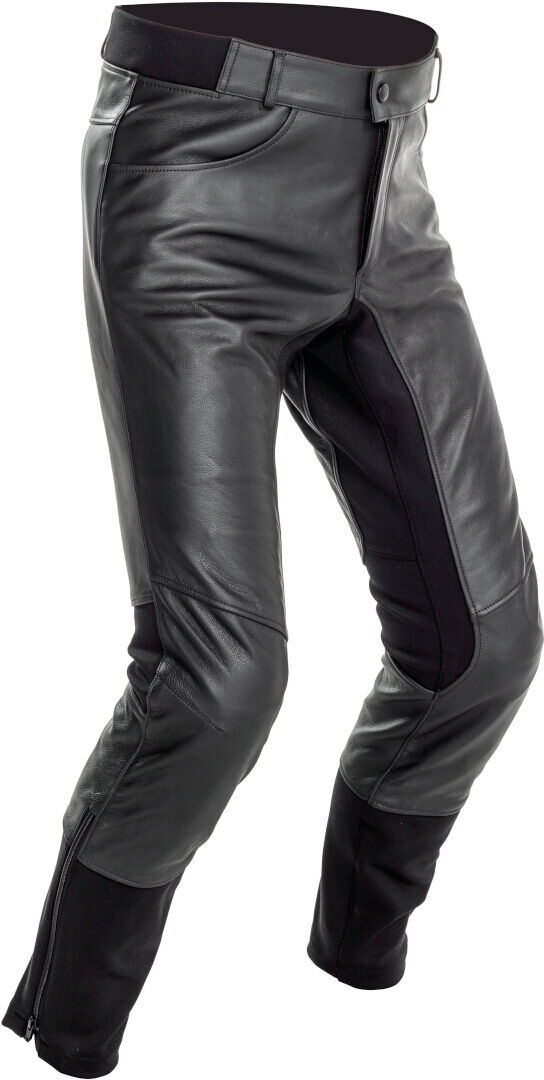 Richa Boulevard Pantalones de cuero para moto - Negro (64)