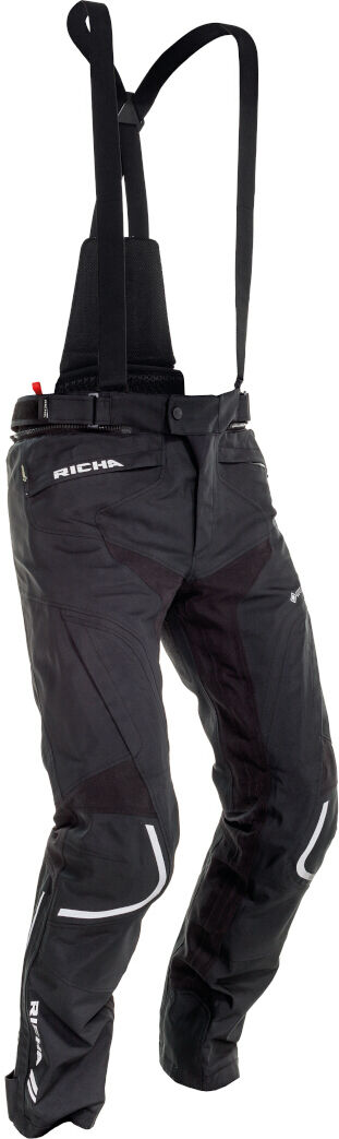 Richa Arc Gore-Tex Pantalones textiles impermeables para motocicletas - Negro (XL)