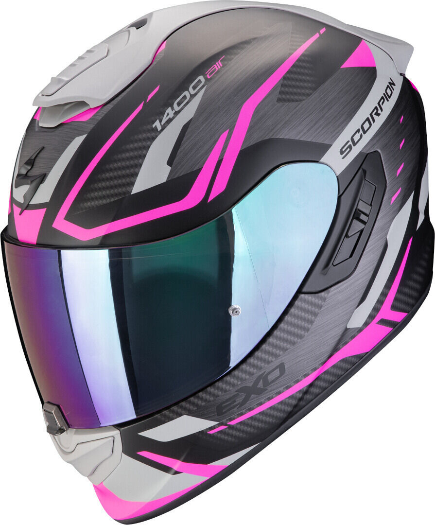 Scorpion Exo-1400 Evo 2 Air Accord Casco - Negro Rosa (L)