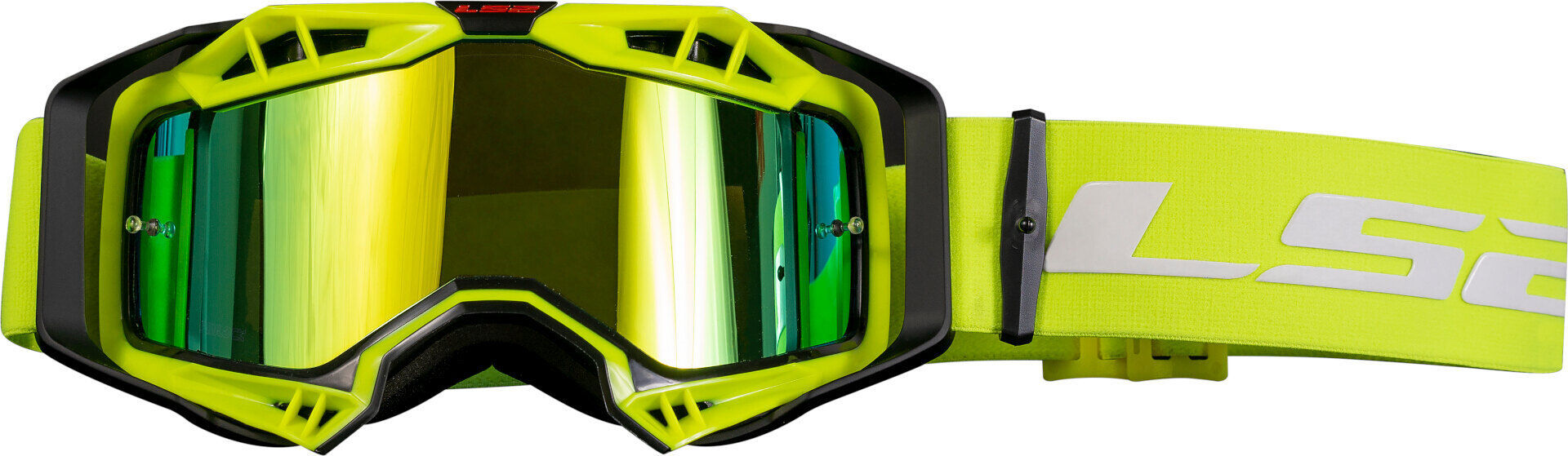 LS2 Aura Pro Gafas de motocross - Amarillo