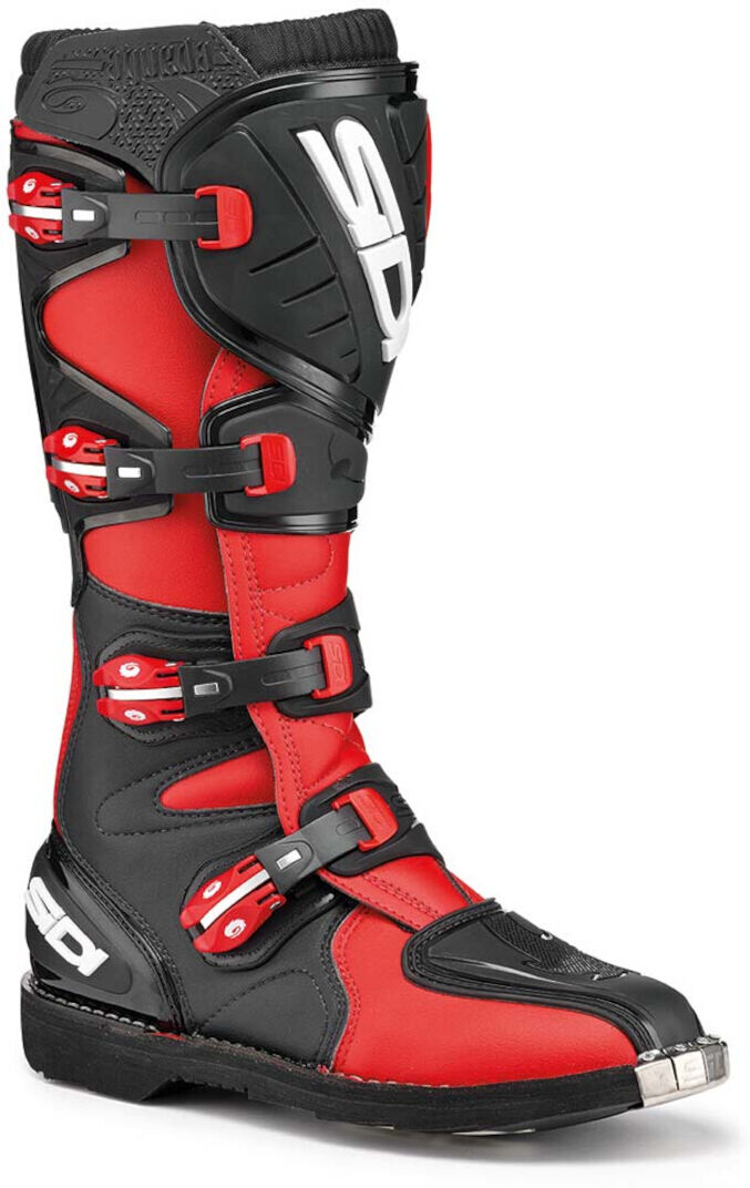 Sidi Agueda Botas de motocross - Negro Rojo (42)