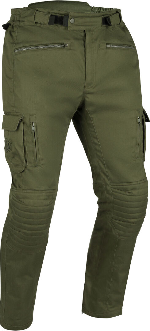 Segura Bora Pantalones textiles de moto - Verde Marrón (L)