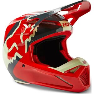 Casco Fox V1 Xpozr Color Rojo FlÚor M