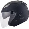 KYT Hellcat Plain Casco Jet - Negro (XS)