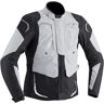 Ixon Cross Air Chaqueta textil impermeable para motocicleta - Negro Gris (2XL)