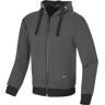 Merlin Hamlin Chaqueta con capucha con cremallera de motocicleta - Gris (M)