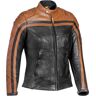 Ixon Pioneer Chaqueta de cuero de la motocicleta de las señoras - Marrón (XS)