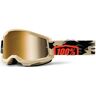 100% Strata II Extra Kombat Gafas de Motocross - Negro Beige (un tamaño)