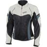 gms Tara Mesh Chaqueta textil de la motocicleta de las señoras - Negro Beige (XS)