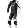 Alpinestars GP Force Phantom Traje de cuero de motocicleta de una pieza - Negro Gris Blanco (56)