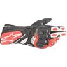 Alpinestars SP-8 V3 Guantes de motocicleta - Negro Blanco Rojo (M)