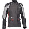 Ixon Balder Chaqueta textil damen motocicleta - Negro Gris Rojo (XS)