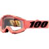 100% Accuri Rogen Gafas de motocross - transparente (un tamaño)