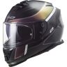 LS2 FF800 Storm Velvet Casco - Negro Lila (XL)