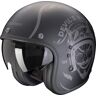 Scorpion Belfast Evo Romeo Casco Jet - Negro Plata (S)