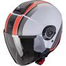 Scorpion Exo-City II Vel Casco Jet - Negro Gris Rojo (2XL)