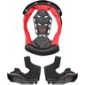 LS2 MX701 Forro interior - Negro Rojo (S)