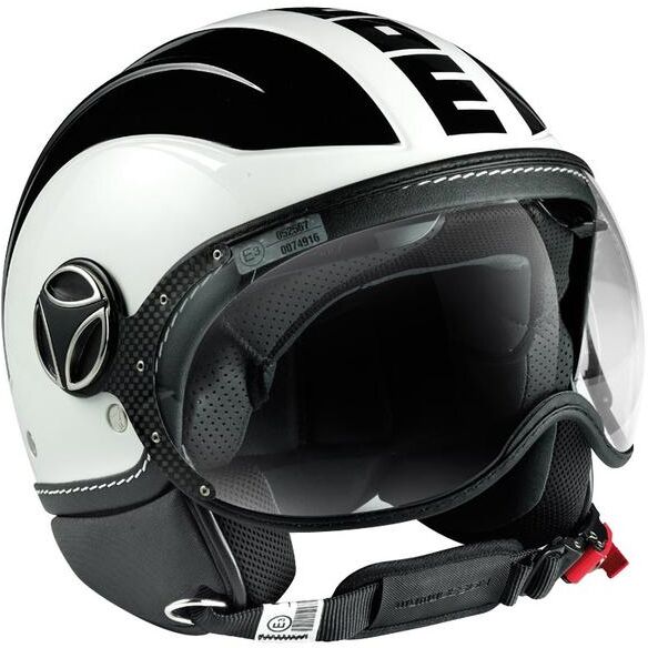 MOMO Avio White Quarz Glossy Black Logo Black MOMO Avio White Quarz Glossy Black Logo Black