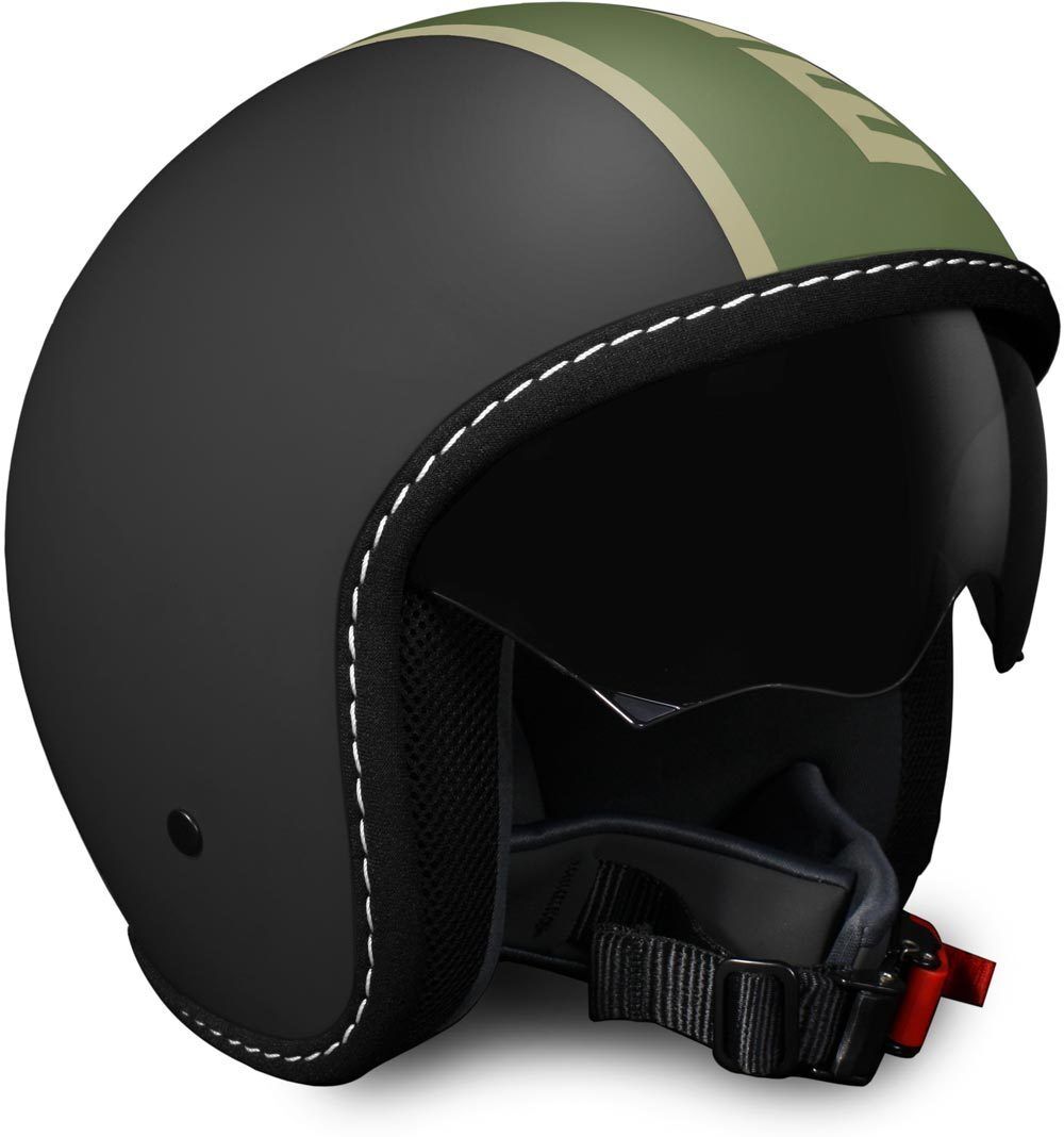 MOMO DESIGN Blade Casco de moto negro mate verde militar MOMO DESIGN Blade Casco de moto negro mate verde militar