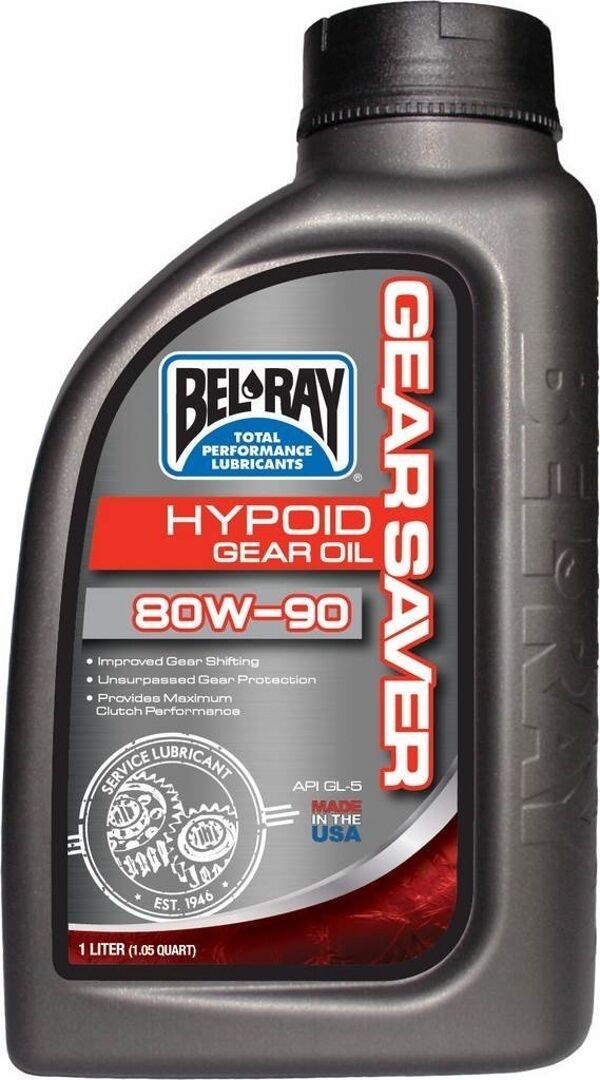 Bel Ray Bel-Ray Gear Saver Hypoid 80W-90 1 litro de aceite de transmisión Bel Ray Bel-Ray Gear Saver Hypoid 80W-90 1 litro de aceite de transmisión