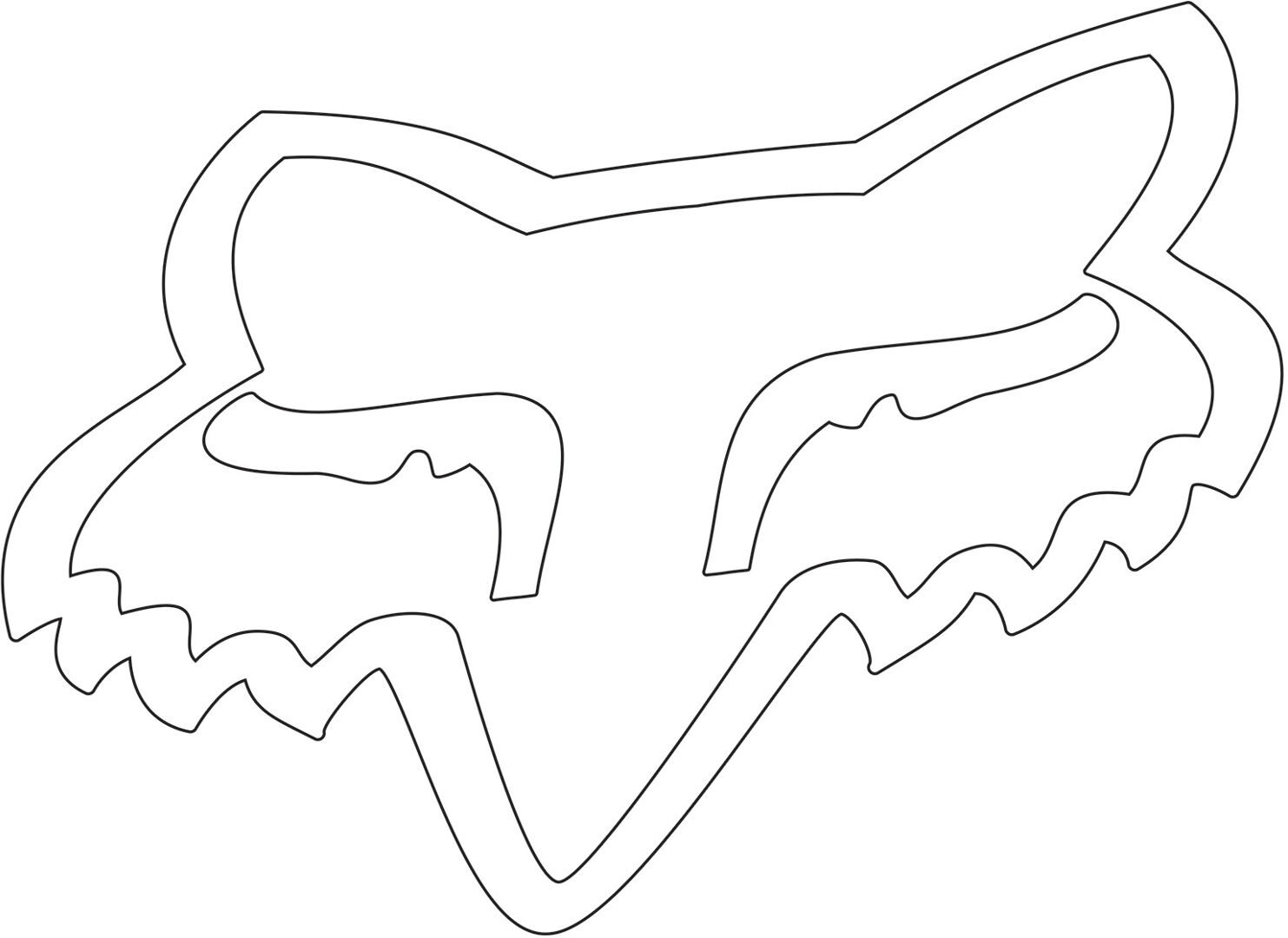 Fox Head TDC 18 sticker Fox Head TDC 18 sticker